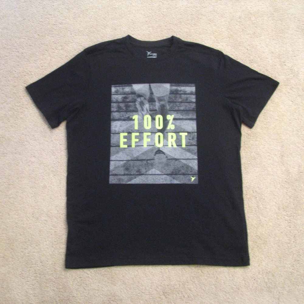 Old Navy Active Motivational Graphic T Shirt Size L Workout Weekend Warrior